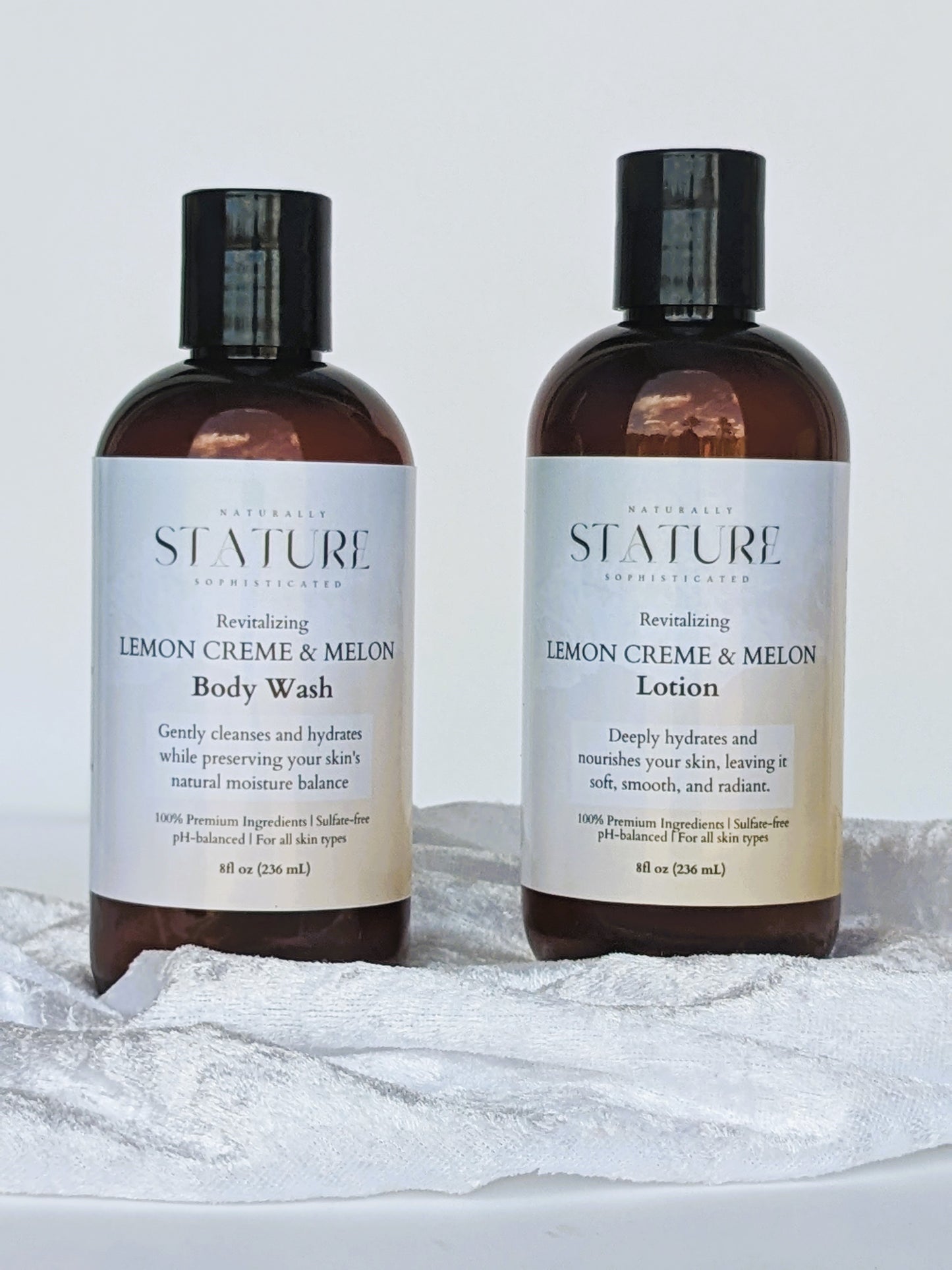 Lemon Crème & Melon Body Wash + Lotion Bundle